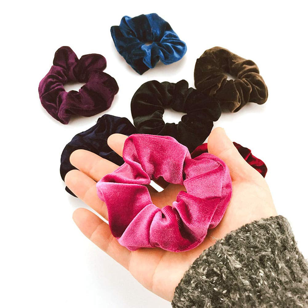 20 Pcs Hair Scrunchies Velvet Elastic Hair Bands Scrunchy Hair Ties Ropes Scrunchies for Women or Girls Hair Accessories