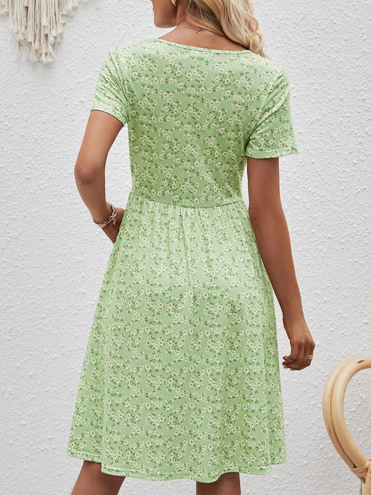 Fall Dresses for Women 2023 with Sleeves Cotton V Neck Button down a Line Casual Dress Pockets