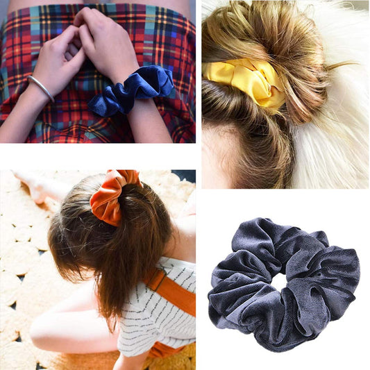 20 Pcs Hair Scrunchies Velvet Elastic Hair Bands Scrunchy Hair Ties Ropes Scrunchies for Women or Girls Hair Accessories