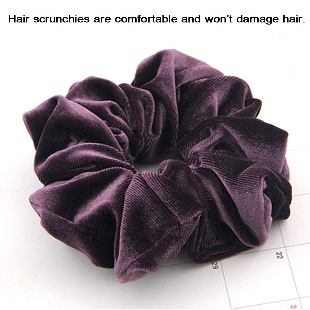 20 Pcs Hair Scrunchies Velvet Elastic Hair Bands Scrunchy Hair Ties Ropes Scrunchies for Women or Girls Hair Accessories