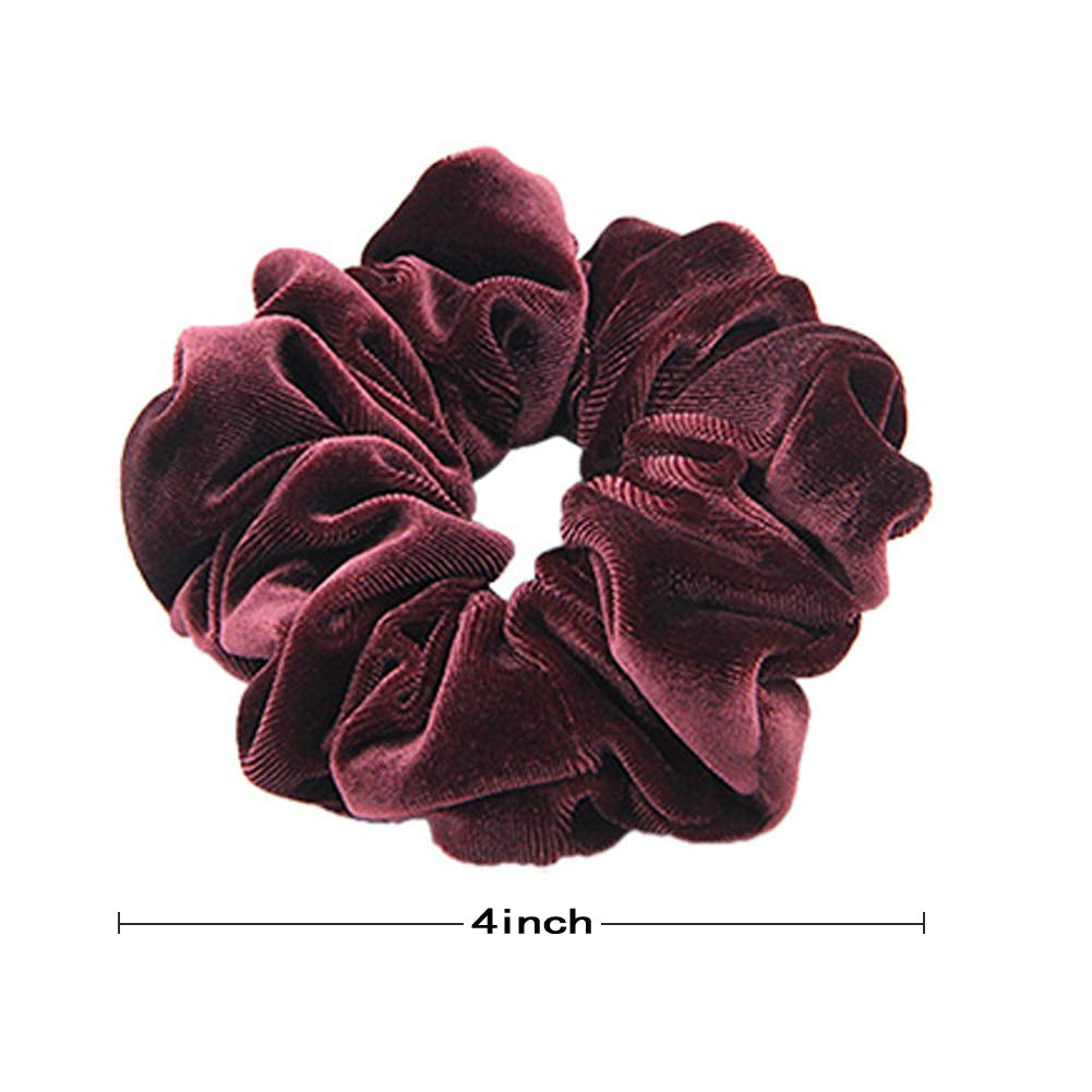 20 Pcs Hair Scrunchies Velvet Elastic Hair Bands Scrunchy Hair Ties Ropes Scrunchies for Women or Girls Hair Accessories